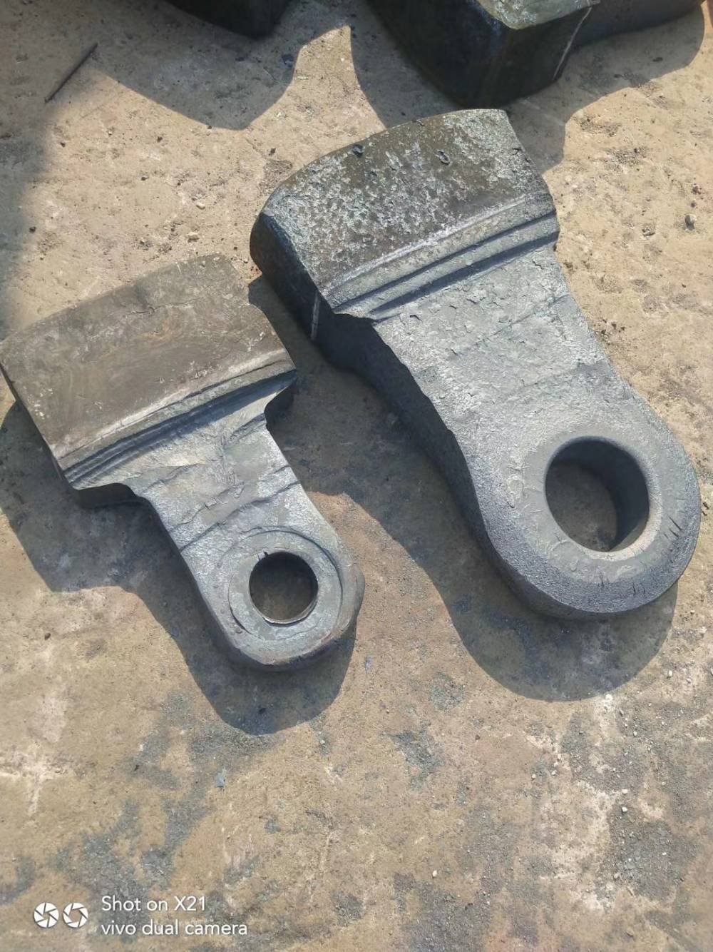 火車輪鍛打耐磨錘頭 破碎機錘頭配件 支持各種規格 爍磊鍛造